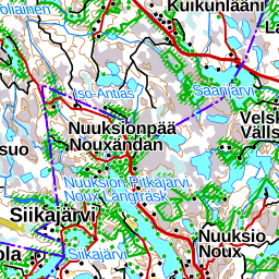 Nuuksion talvipäivä -rogaining 2019 - GPS-punch